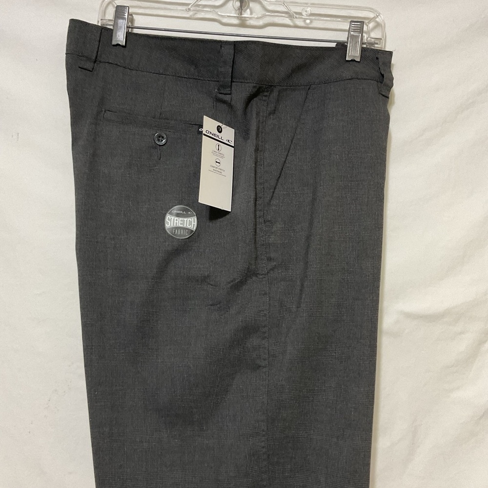 O’Neals Charcoal Gray Stretch Shorts Sz 36 New